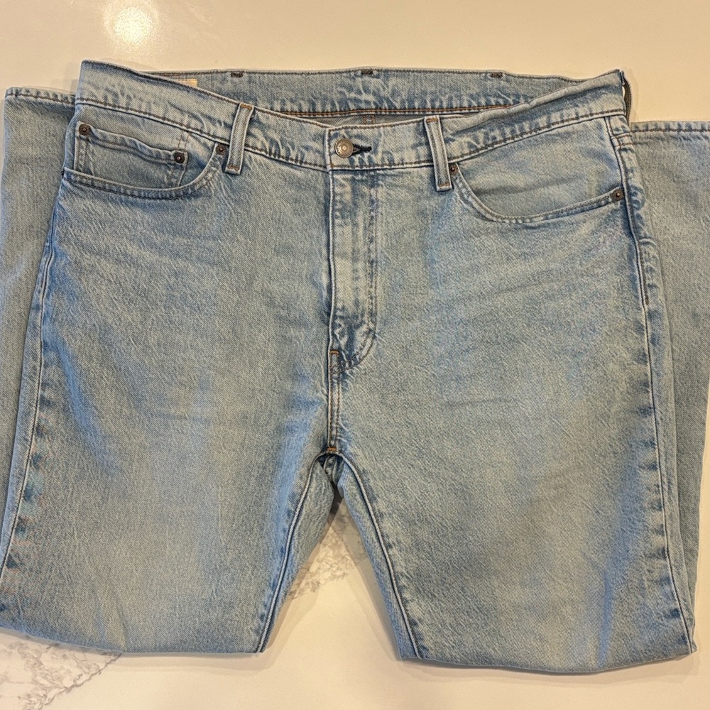 Levi’s 511 Slim Fit Jeans Men’s 38x30 Light Wash Premium Denim Stretch - Picture 4 of 5